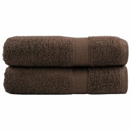 Gossi prosoape de maini premium solund 2 buc maro 50x100cm 600gsm