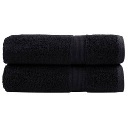 Gossi prosoape de maini premium solund 2 buc. negru 50x100 cm 600 gsm