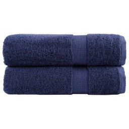 Gossi prosoape de maini premium solund 2buc bleumarin 50x100cm 600gsm