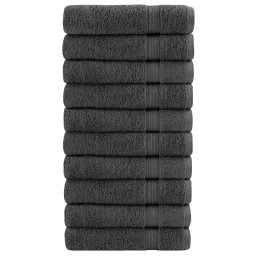 Gossi prosoape de maini solund 10 buc. antracit 50x100 cm 600gsm