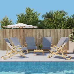 Gossi prosoape de plaja 6 buc. gri 60x135 cm textil 400 gsm