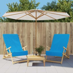 Gossi prosoape de plaja, 2 buc., turcoaz, 60x135 cm, textil 400 gsm