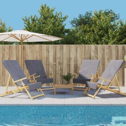 Gossi prosoape de plaja, 4 buc., antracit, 60x135 cm, textil 400 gsm