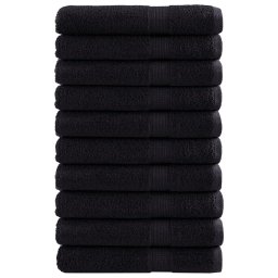 Gossi prosoape de sauna premium solund 10 buc. negru 80x200 cm 600gsm
