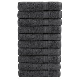 Gossi prosoape de sauna solund 10 buc antracit 80x200 cm 600 gsm