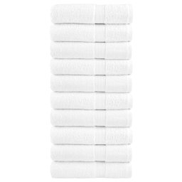 Gossi prosoape maini premium solund 10 buc alb 50x100cm 600gsm