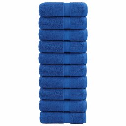 Gossi prosoape maini premium solund 10buc albastru 30x30cm 600gsm