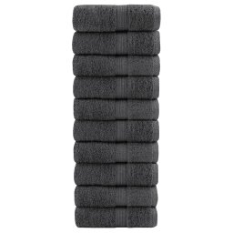 Gossi prosoape maini premium solund 10buc antracit 30x30cm 600gsm