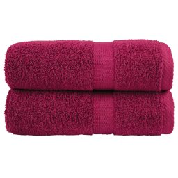 Gossi prosoape maini premium solund 2 buc bordo 30x30 cm 600gsm