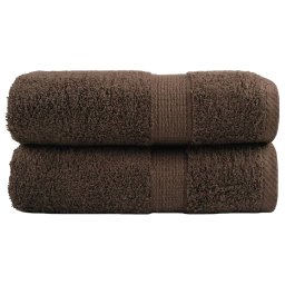 Gossi prosoape maini premium solund 2 buc maro 30x30cm 600gsm