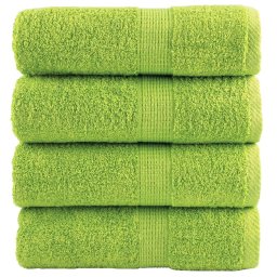 Gossi prosoape maini premium solund 4 buc verde 30x30 cm 600 gsm