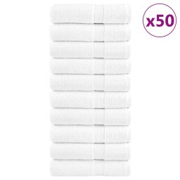 Gossi prosoape maini premium solund 50 buc alb 50x100cm 600gsm