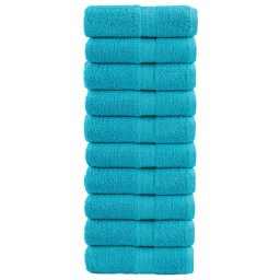 Gossi prosoape oaspeti premium solund 10 buc turcoaz 30x50 cm 600 gsm