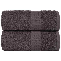 Gossi prosoape pentru oaspeti 2 buc antracit 360 g/m2 100% bumbac