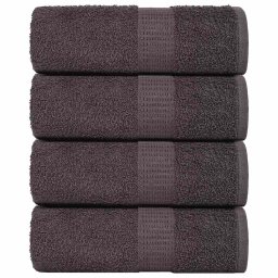 Gossi prosoape pentru oaspeti 4 buc antracit 360 g/m2 100% bumbac