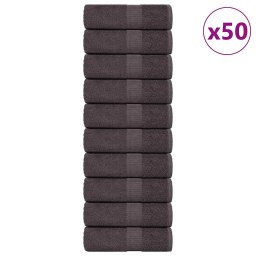 Gossi prosoape pentru oaspeti 50 buc antracit 360 g/m2 100% bumbac