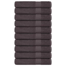 Gossi prosoape pentru sauna 10 buc antracit 360 g/m2 100% bumbac