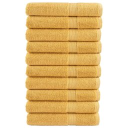 Gossi prosoape premium solund 10 buc auriu 100x200cm 600gsm