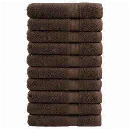 Gossi prosoape premium solund 10 buc maro 100x200cm 600gsm