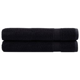 Gossi prosoape premium solund 2 buc. negru 100x200 cm 600 gsm