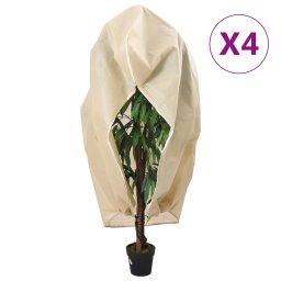 Gossi protectie de fleece plante cu fermoar 4 buc 70 g/m2 3,14x2,5 m