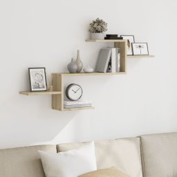 Gossi raft de perete, stejar sonoma, 104x15x49 cm, lemn prelucrat