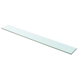 Gossi raft din sticla transparenta, 100 x 12 cm