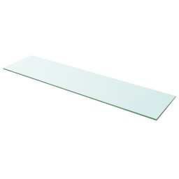 Gossi raft din sticla transparenta, 100 x 25 cm