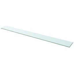 Gossi raft din sticla transparenta, 110 x 12 cm