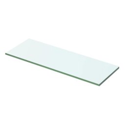 Gossi raft din sticla transparenta, 50 x 12 cm
