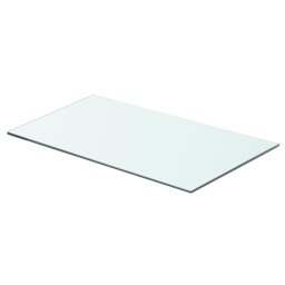 Gossi raft din sticla transparenta, 60 x 30 cm