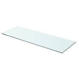Gossi raft din sticla transparenta, 70 x 25 cm