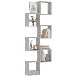 Gossi rafturi cub de perete 6 buc gri sonoma 30x15x30 cm