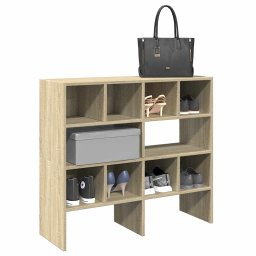 Gossi rafturi pantofi 2 buc stejar sonoma stivuibile 89,5x30x40 cm