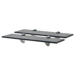 Gossi rafturi suspendate, 2 buc,. 40 x 10 cm, sticla, 8 mm