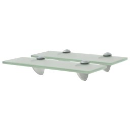 Gossi rafturi suspendate, 2 buc., 30 x 20 cm, sticla, 8 mm