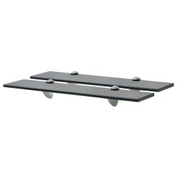 Gossi rafturi suspendate, 2 buc., 50 x 20 cm, sticla, 8 mm