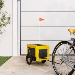 Gossi remorca bicicleta animale companie galben/negru oxford/fier