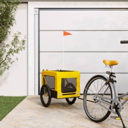 Gossi remorca bicicleta animale companie galben/negru oxford/fier