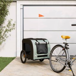 Gossi remorca bicicleta animale companie gri/negru textil oxford/fier