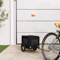 Gossi remorca bicicleta animale companie, negru, textil oxford/fier