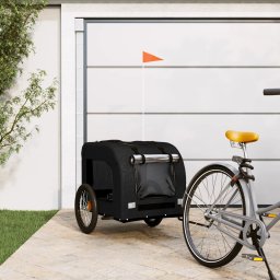 Gossi remorca bicicleta animale companie, negru, textil oxford/fier