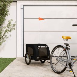 Gossi remorca bicicleta animale companie, negru, textil oxford/fier