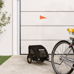 Gossi remorca bicicleta animale companie, negru, textil oxford/fier