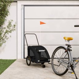 Gossi remorca bicicleta animale companie, negru, textil oxford/fier