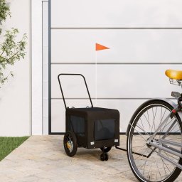 Gossi remorca bicicleta animale companie, negru, textil oxford/fier