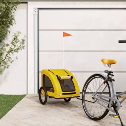 Gossi remorca de bicicleta animale companie galben textil oxford/fier