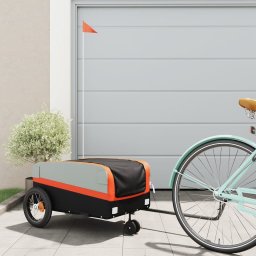 Gossi remorca pentru biciclete negru/portocaliu, 30 kg, fier
