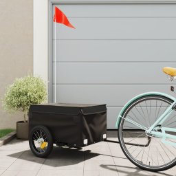 Gossi remorca pentru biciclete, negru, 30 kg, fier