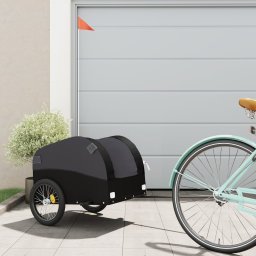 Gossi remorca pentru biciclete, negru, 30 kg, fier